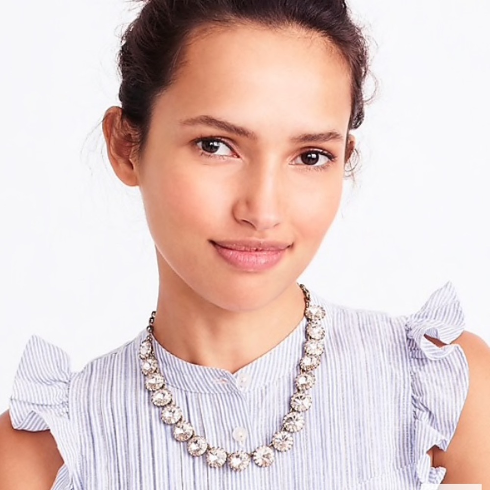 J Crew Rhinestone Necklace